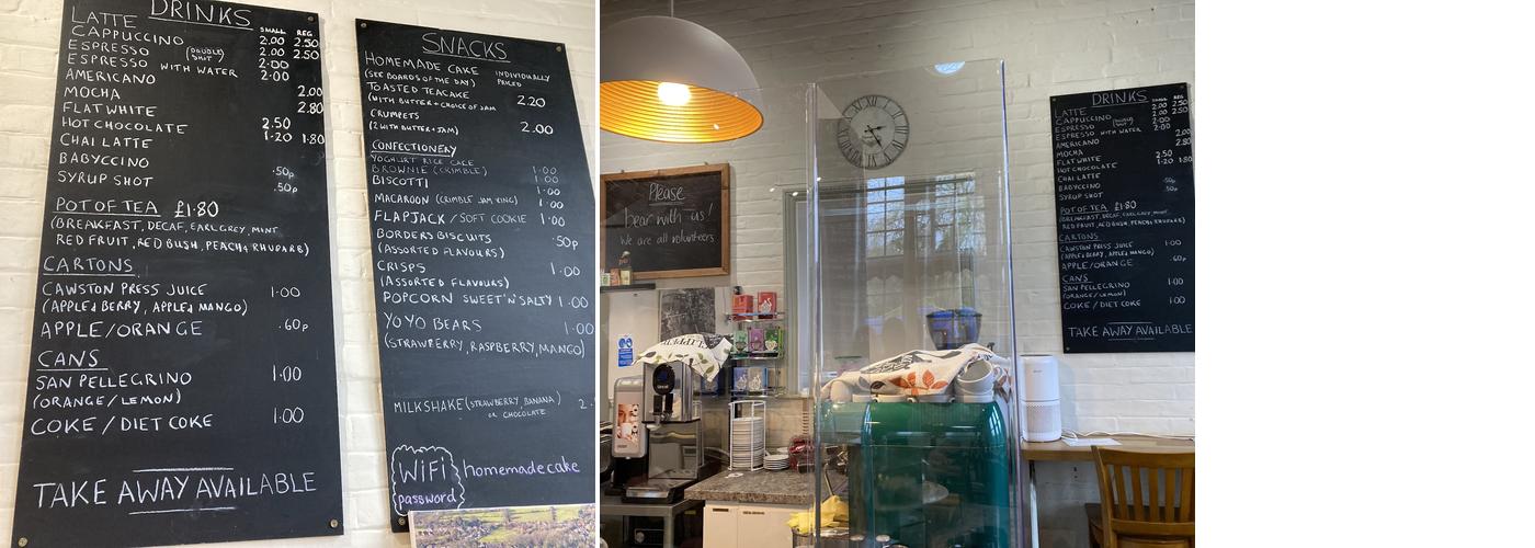 Barnaby's Coffee Shop Menu