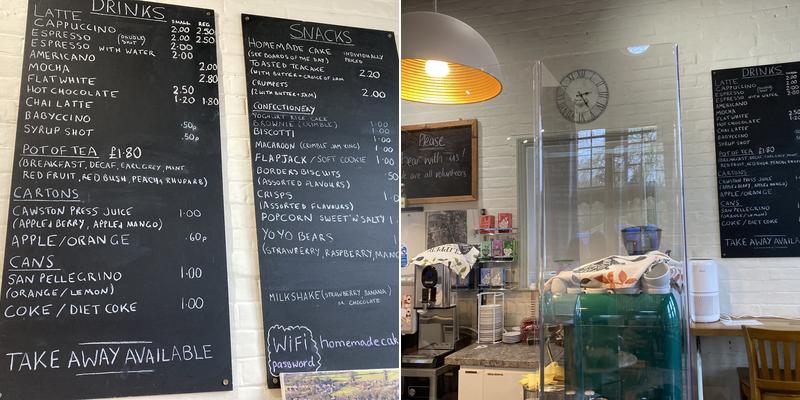 Barnaby's Coffee Shop Menu