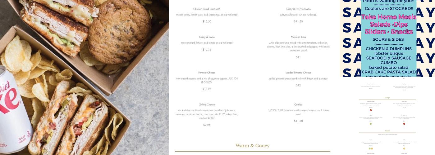 Rae’s Kitchen Menu