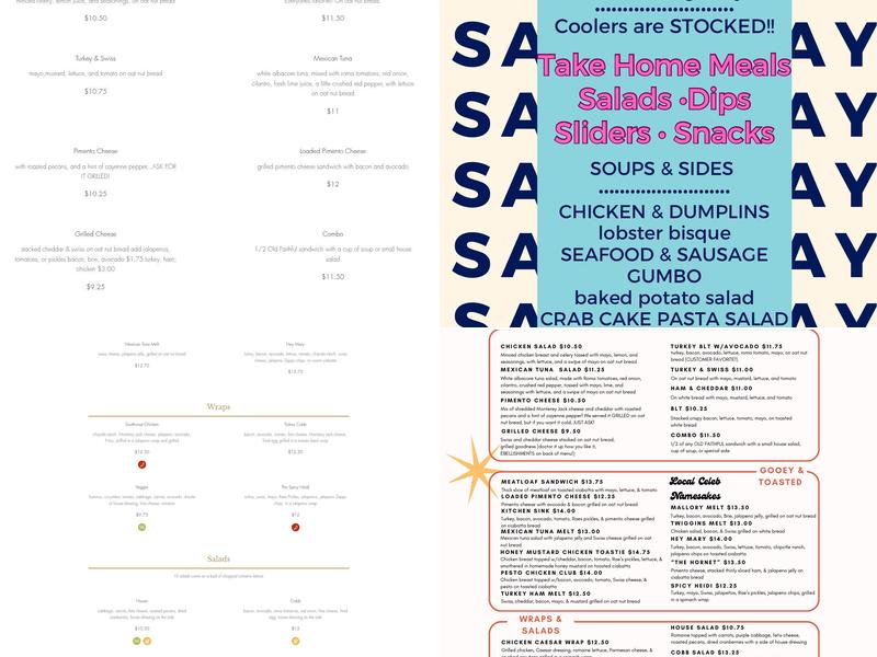 Rae’s Kitchen Menu