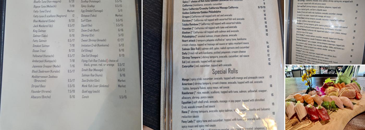 Tadashi Menu