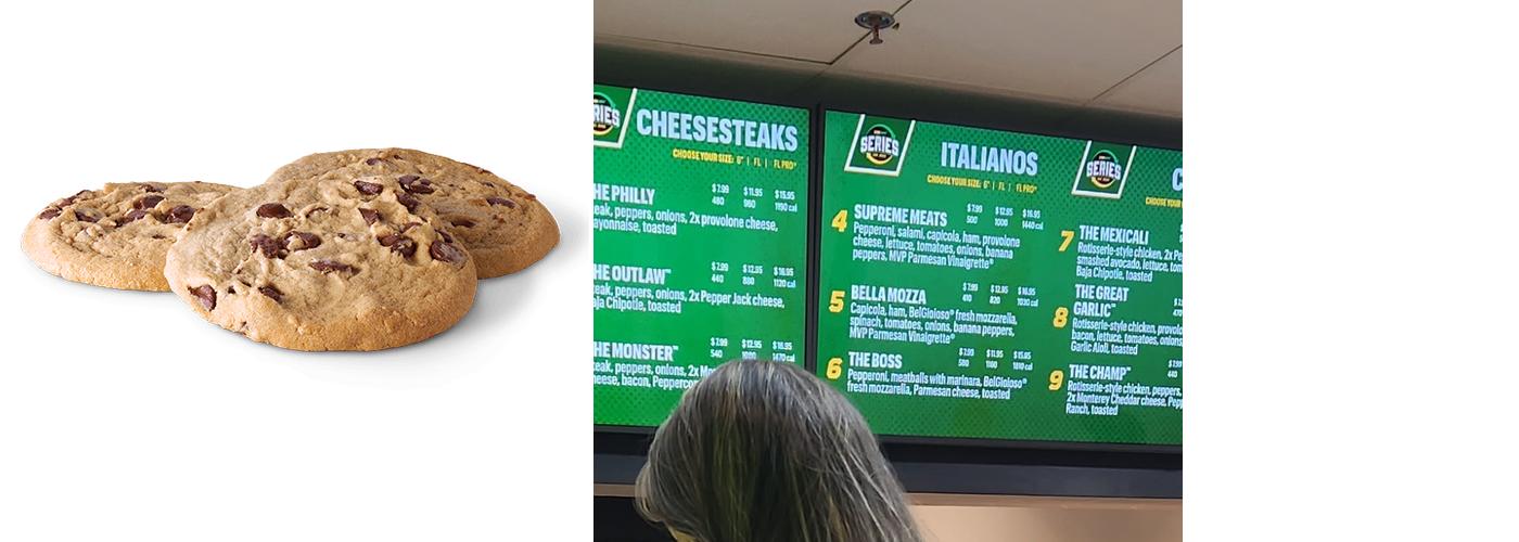 Subway Menu
