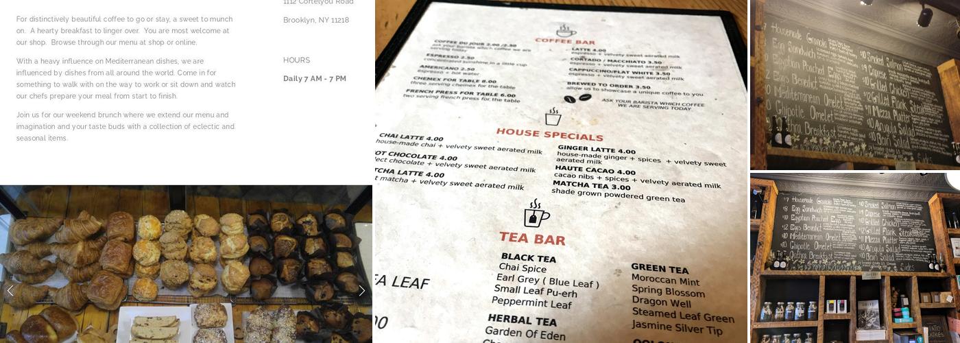 Qathra Cafe Menu