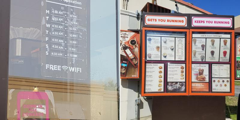 Dunkin' Menu