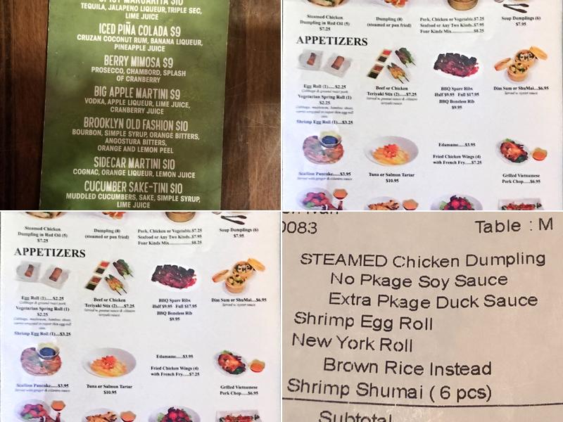 Chopstix Menu