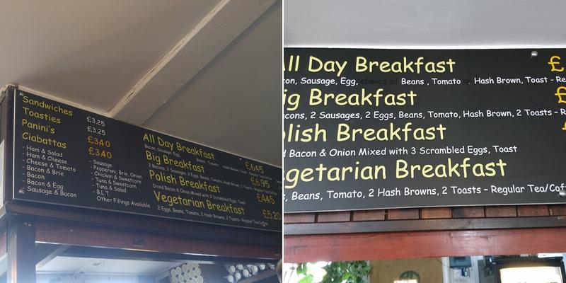 Alton Hideout Cafe Menu