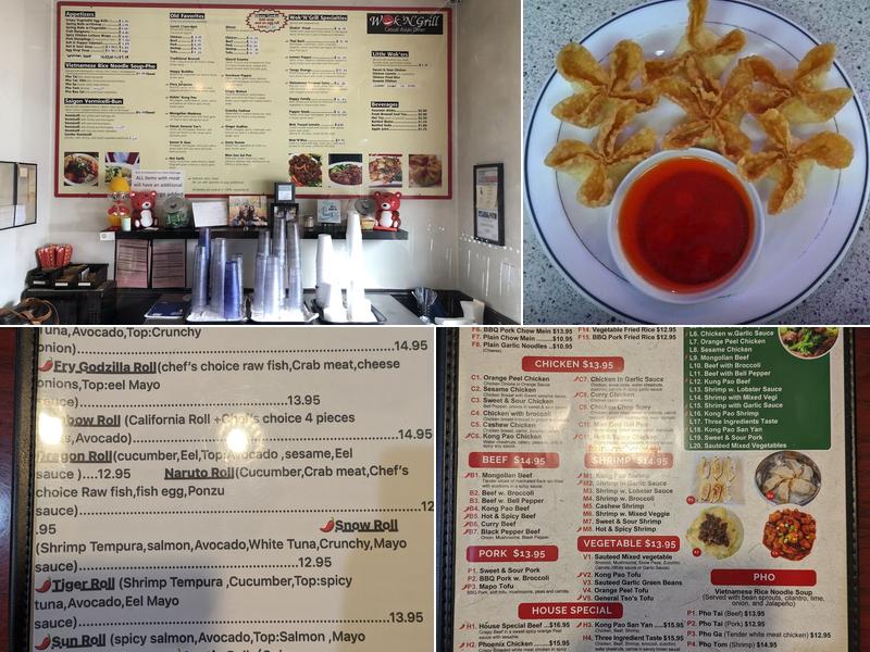 Bamboo Garden Wok 'N' Grill Menu