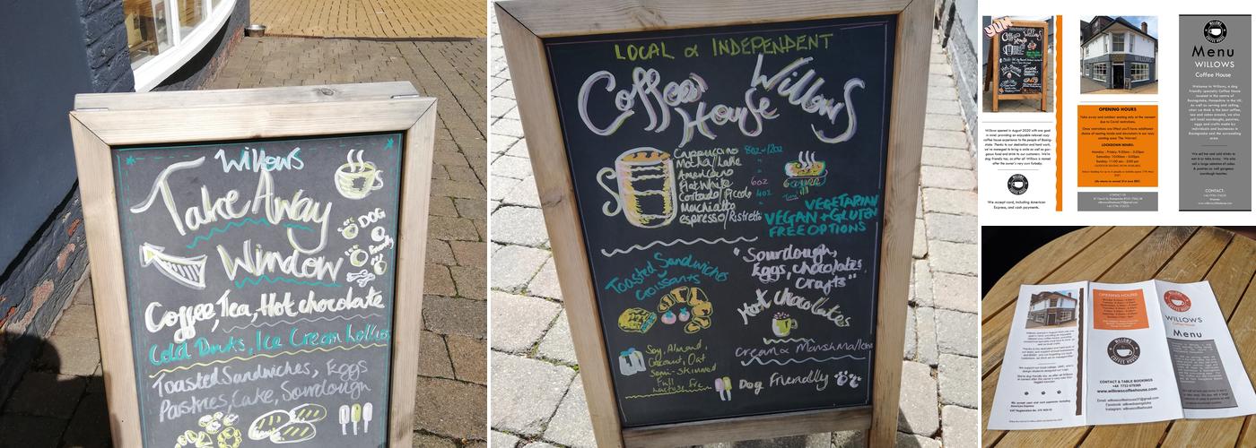 Willows Coffee House Menu