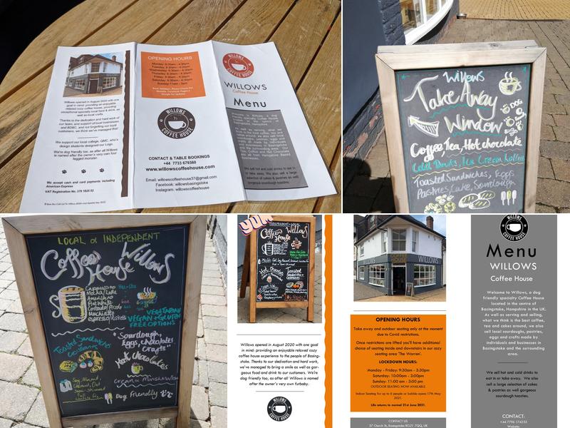 Willows Coffee House Menu