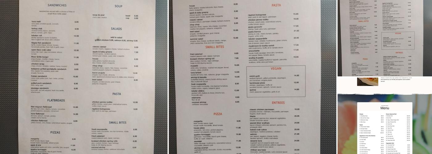 Sogo Menu