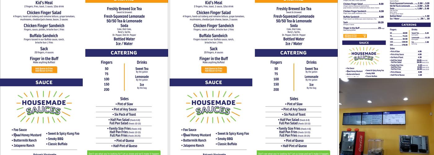 foosackly's - Foley Menu