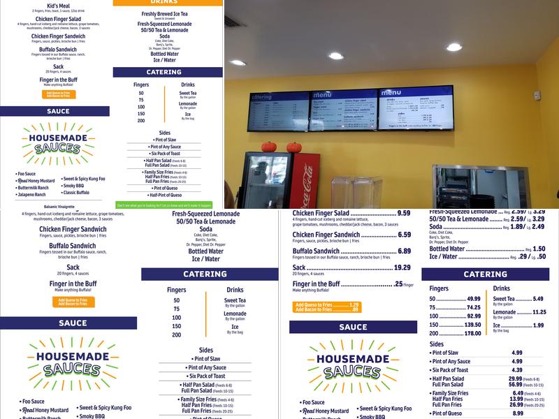 foosackly's - Foley Menu