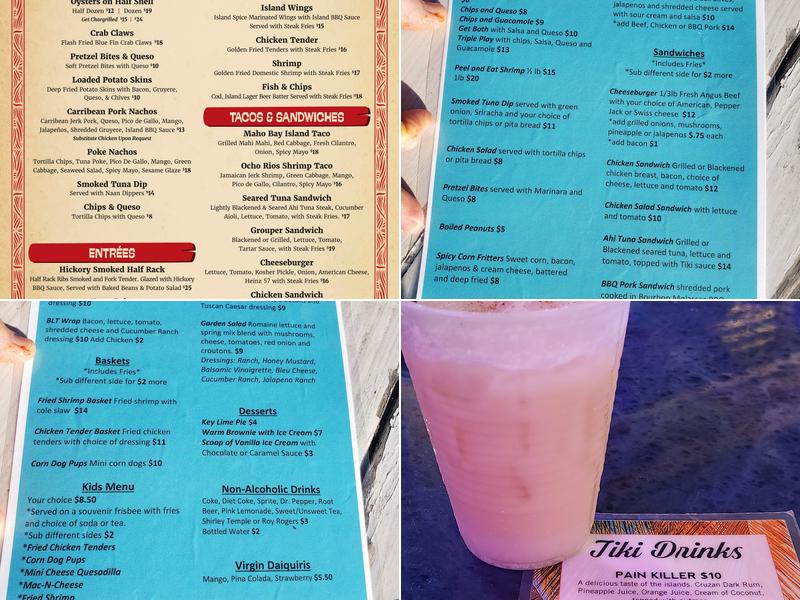 Barometer Tiki & Raw Bar Menu