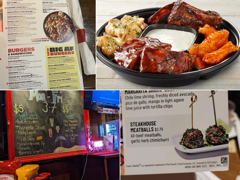TGI Fridays Menu