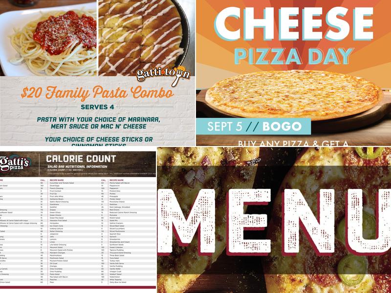 Gattitown Menu
