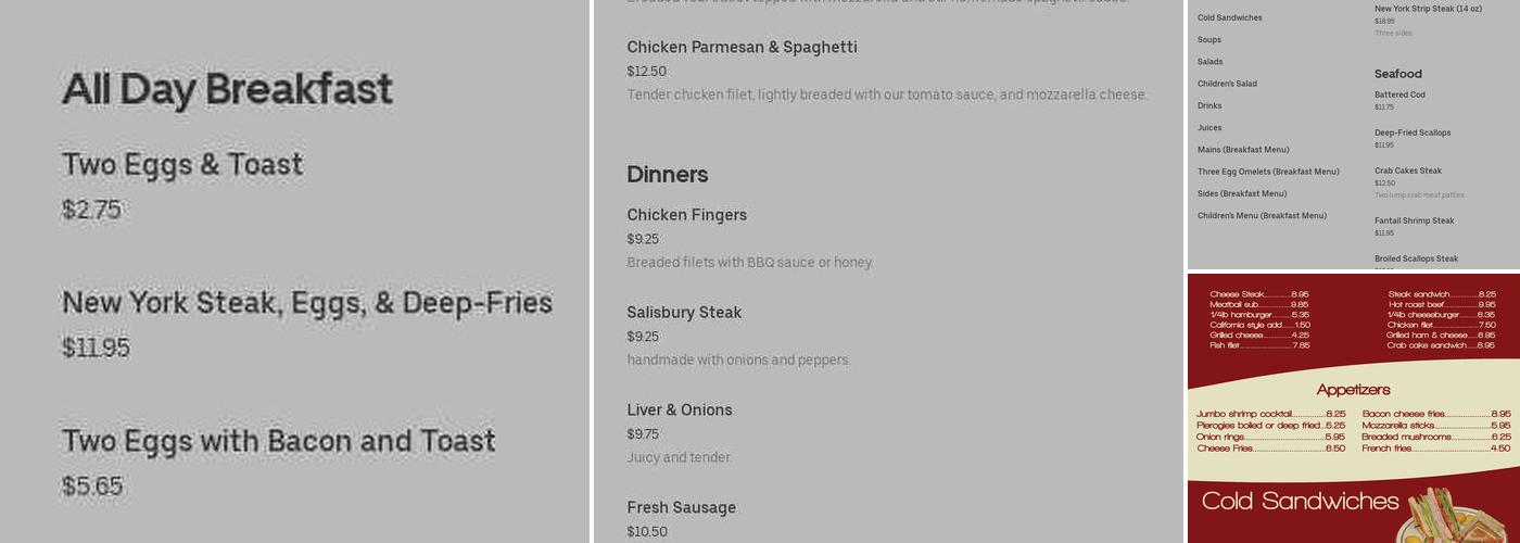 Behm's Family Restaurant Menu