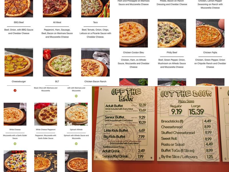 Barone's Pizza and Arcade Menu