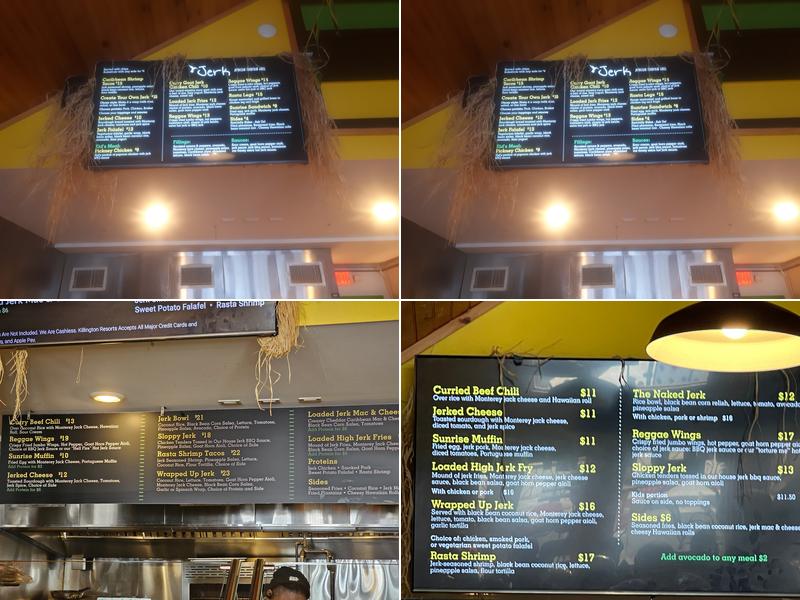 Jamaican Mountain Grill Menu