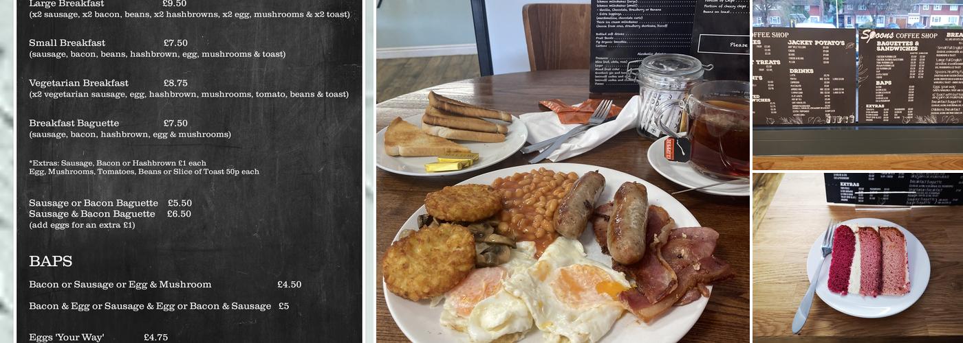 Spoons Coffee Shop Menu