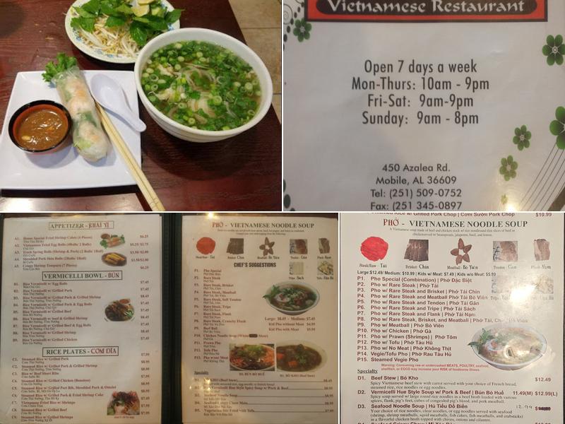 Pot Au Pho Mobile AL Menu