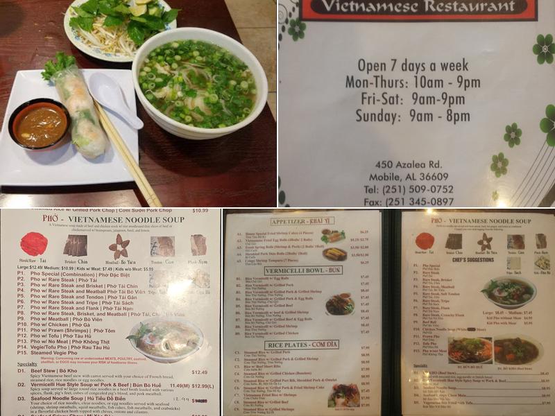 Pot Au Pho Mobile AL Menu