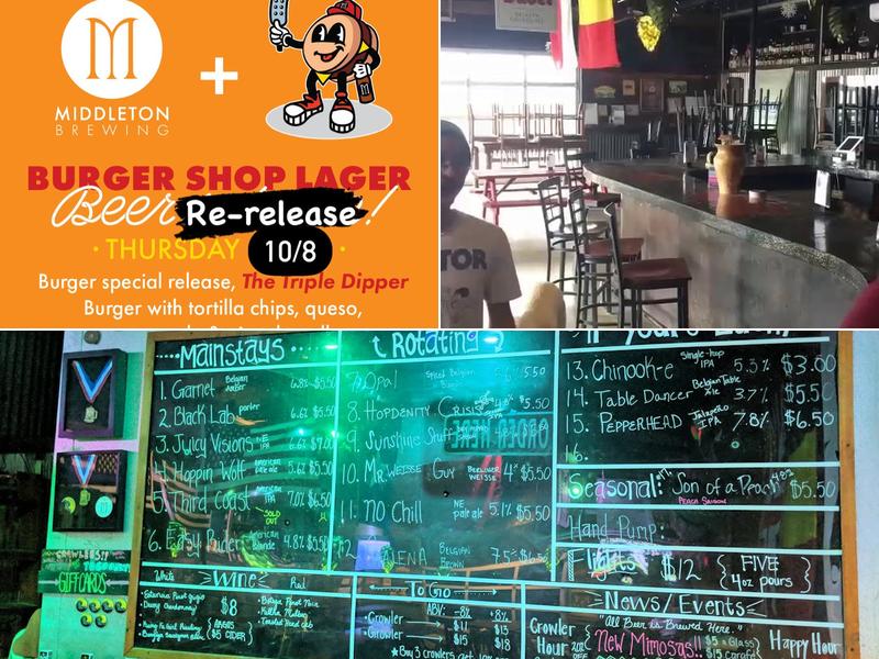 Middleton Brewing Menu