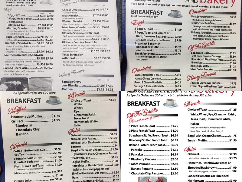 Lily's Restaurant Menu
