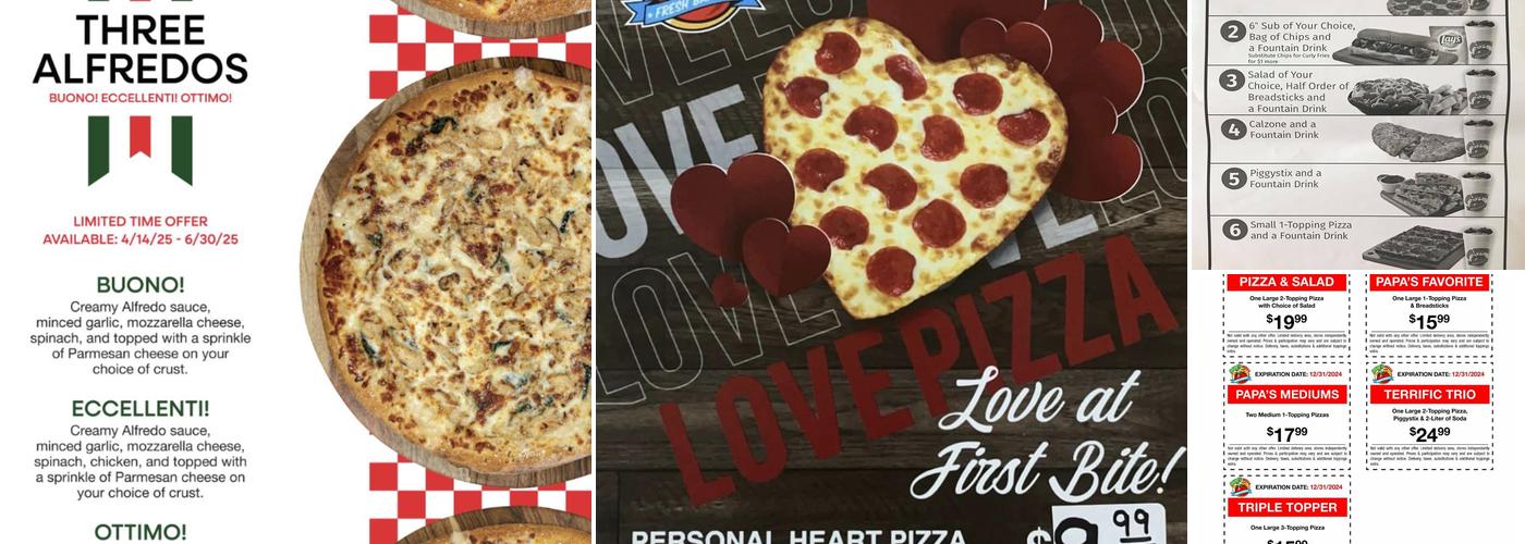 Papa's Pizza To Go Menu