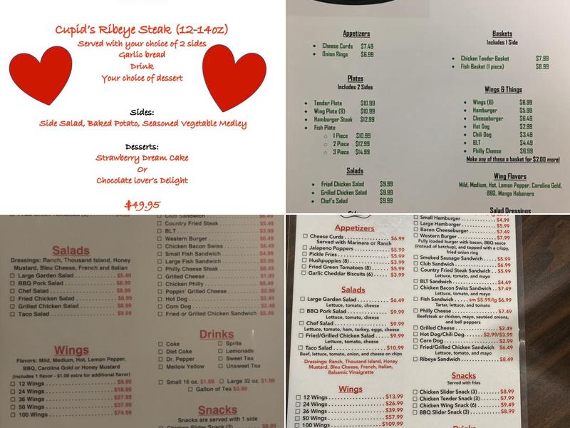 Lori Darlins Menu