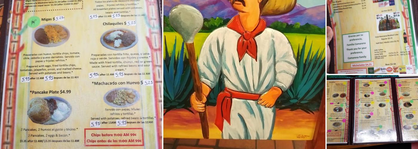 Taqueria Arandas 2 Menu