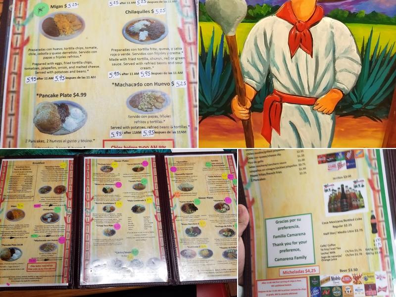 Taqueria Arandas 2 Menu