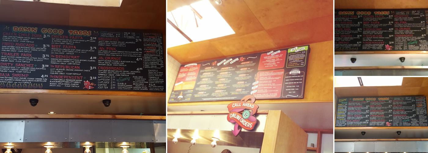 Torchy's Tacos Menu
