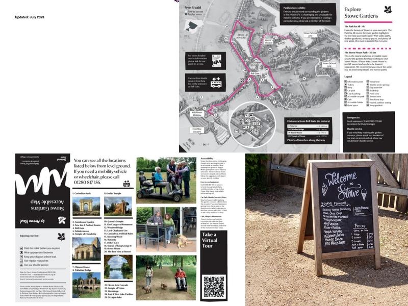 Stowe Gardens National Trust Cafe Menu