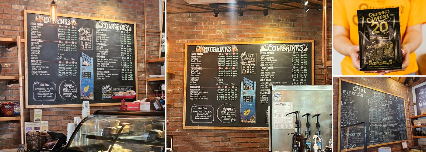 Summer Moon Coffee Menu