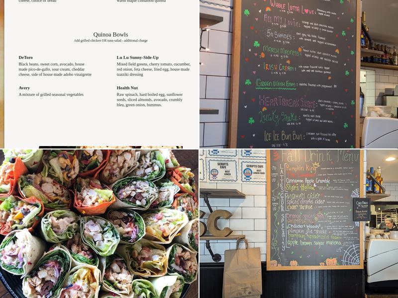 Scripts Cafe Menu