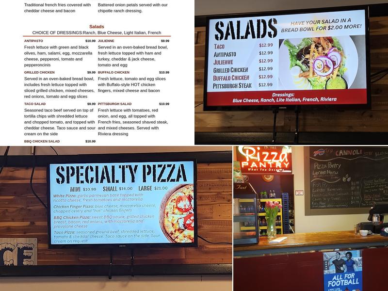 Pizza Pantry Menu