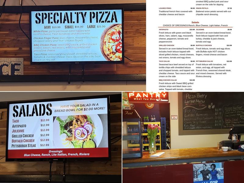 Pizza Pantry Menu