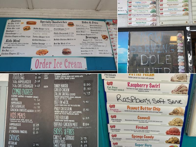 Bubbaloos Menu