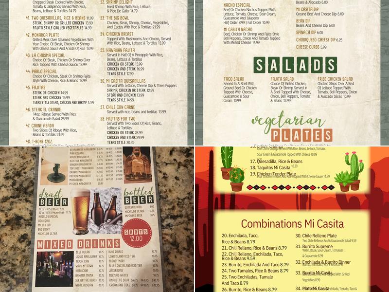 Mi Casita Grill Menu