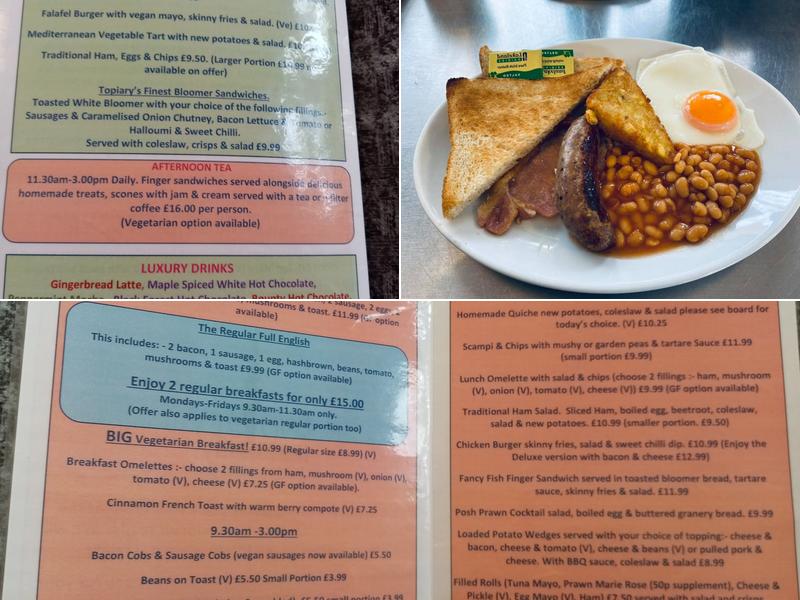 Topiary Tea Room Menu