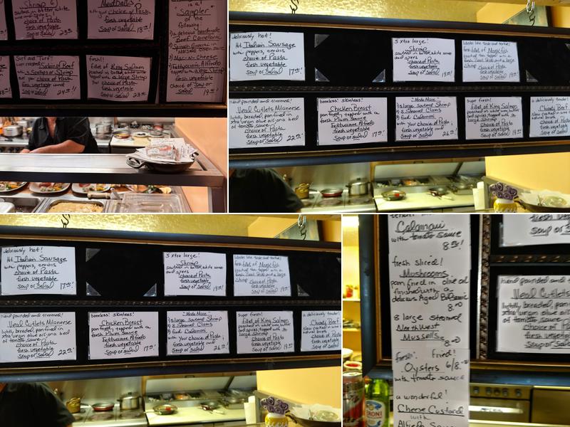 Marie's Italian Restaurant Menu