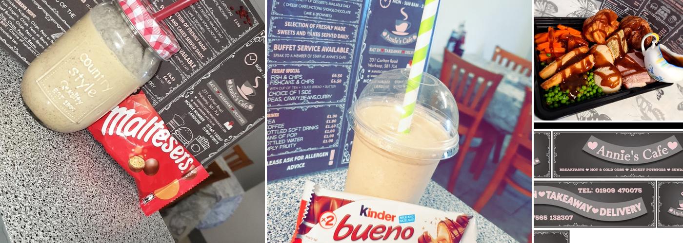 Annie's Cafe Worksop Menu