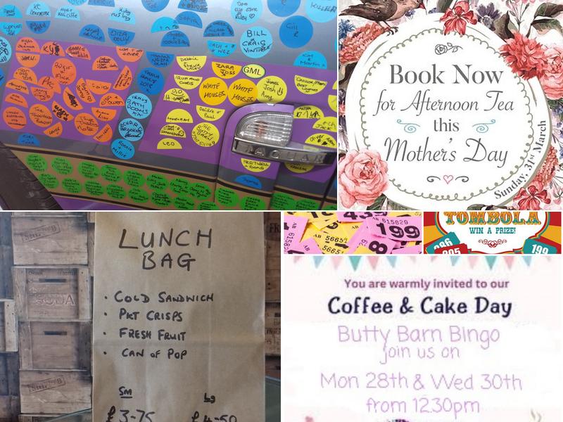 The Butty Barn Cafe Menu