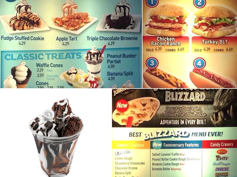 Dairy Queen (Treat) Menu