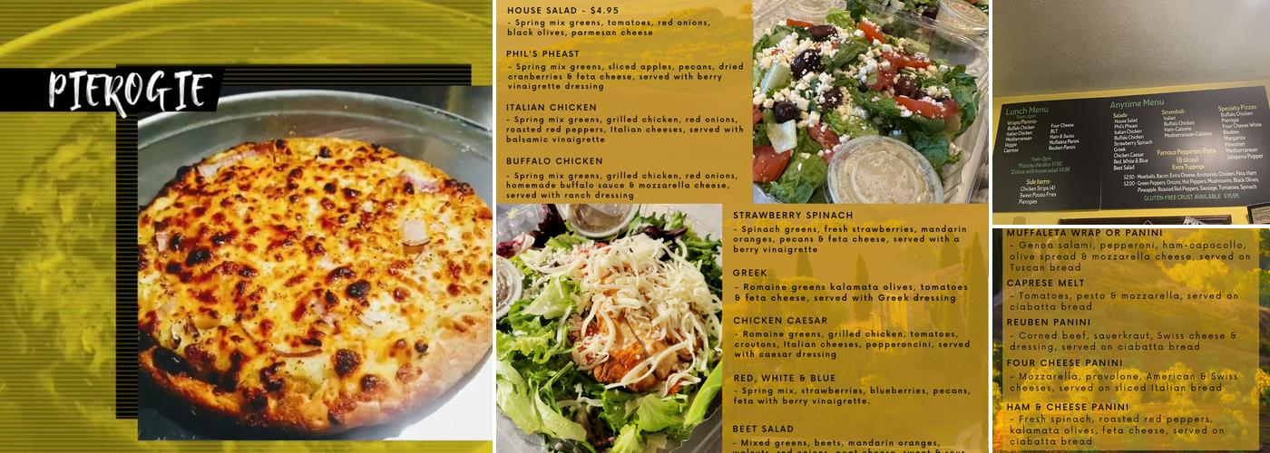 Laska's Pizza Menu