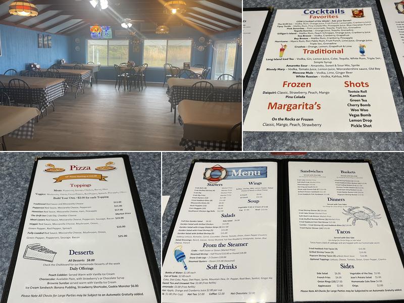 Drift Inn Menu