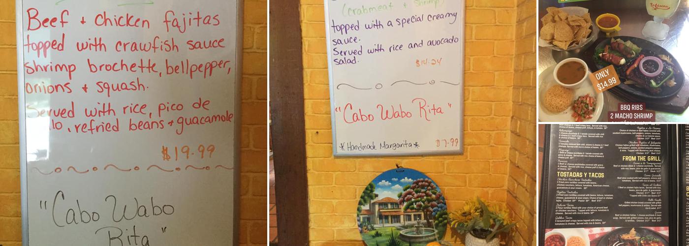 La Casona Dining & Bar Menu
