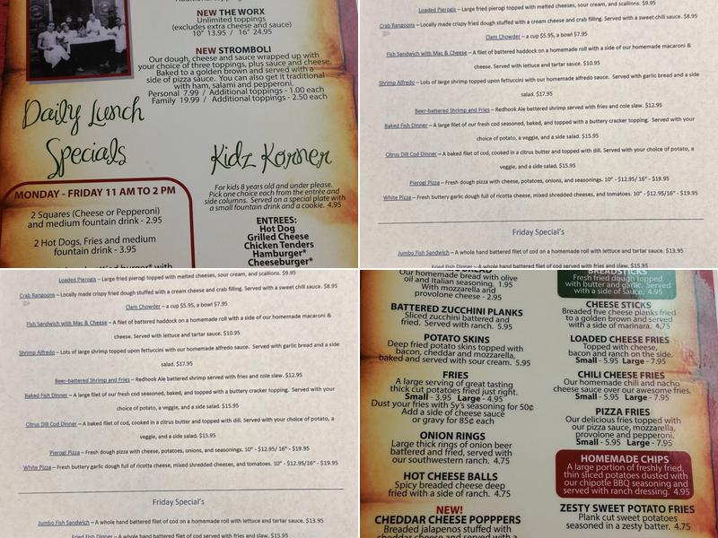 Sy's Pizza and Subs, Home, Pa. Menu
