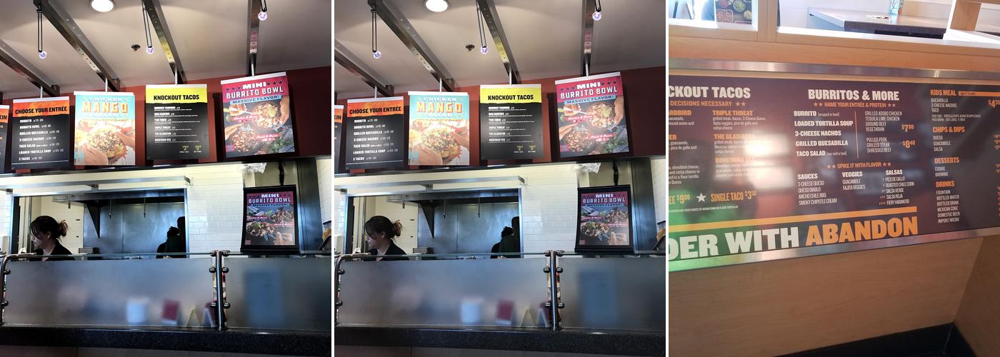QDOBA Mexican Eats Menu