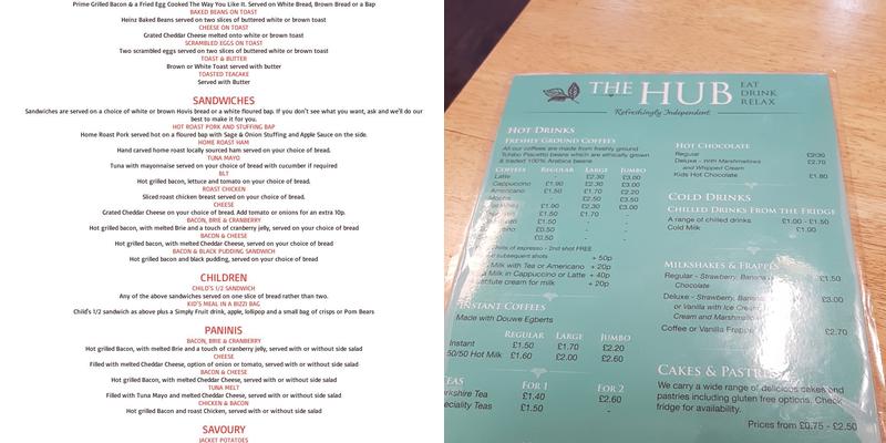 The Hub Menu